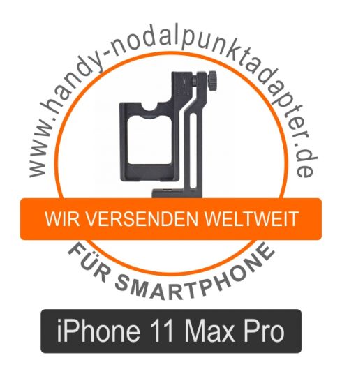 Panoramakopf für iPhone 11 Max Pro